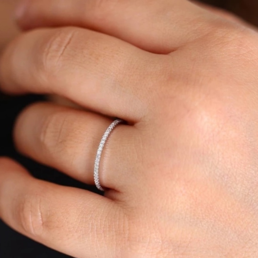 925 Sterling Silver Women Classic Ring